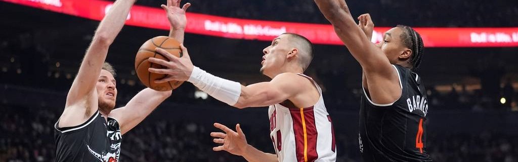 阿德巴约24+11英格拉姆38分 热火不敌猛龙