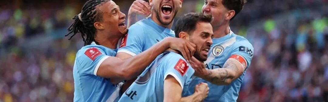 连续四年进决赛！重建期曼城拿下三冠王？一切全靠同行的衬托